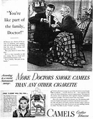 You're like part of the family, Doctor! - More Doctors Smoke Camels Than Any Other Cigarette