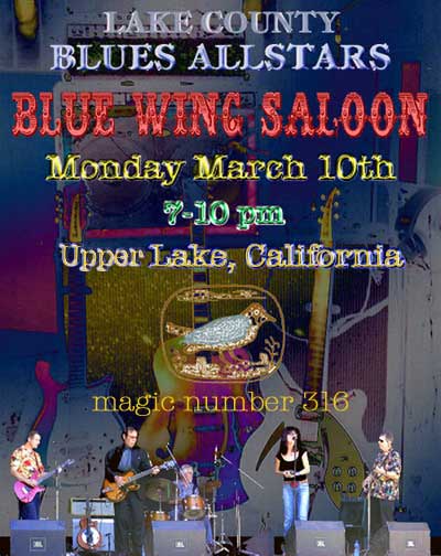 Lake County Blues Allstars - Blue Wing - March 10th