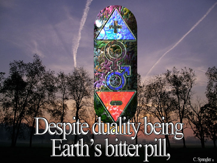 Despite duality being life's bitter pill,