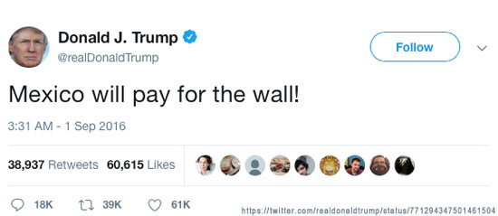 Who Will Pay For The WALL? Mexico will pay for the wall!
