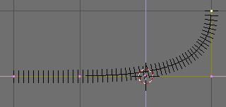 Tute - vertice line with right side curved up image