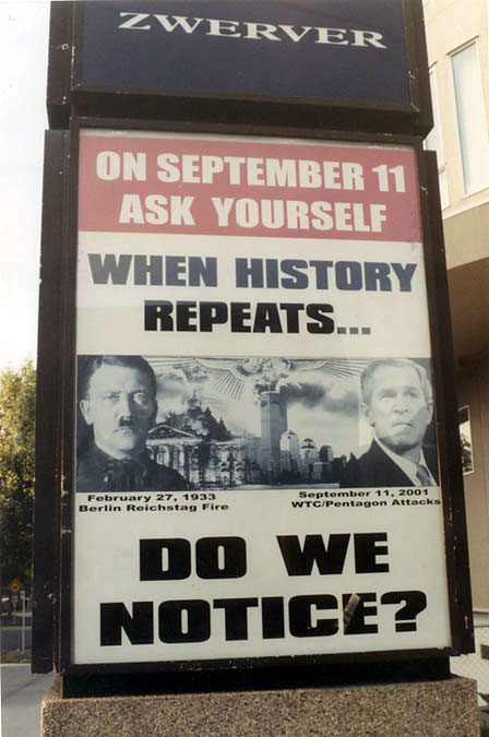 photo - On Sept. 11 Ask Yourself ... When History Repeats... Do We Notice (Adolph and George)