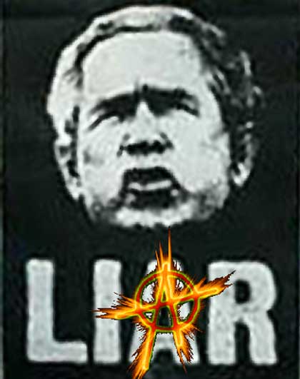 image of Bush as a liar
