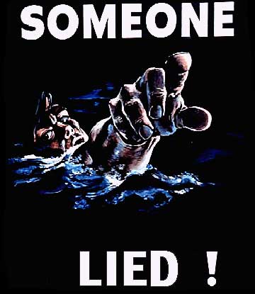Someone Lied! ~ A finger is pointing at...