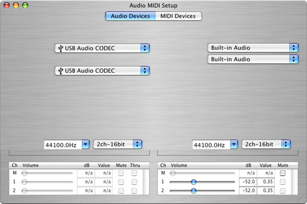 Audio MIDI Setup