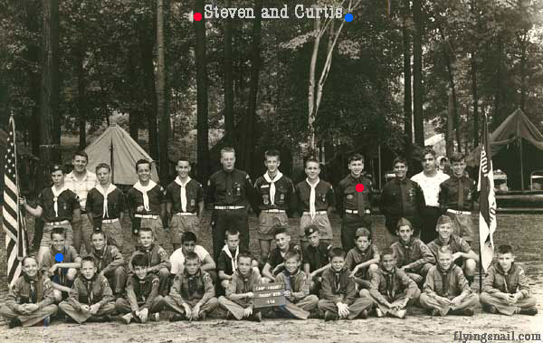 Steven Leech and C. Spangler at Camp Rodney