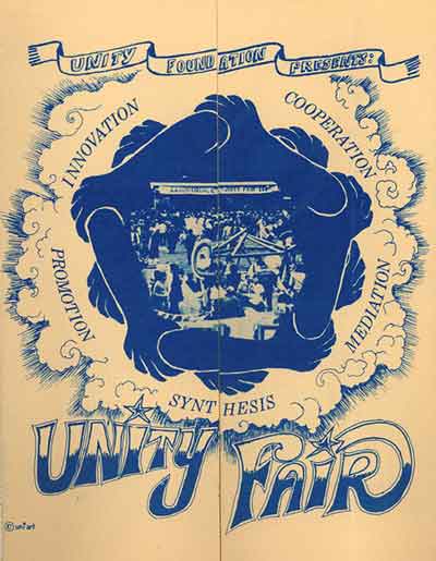 Mid '70s Unity Foundation Pamplet - Folded Front