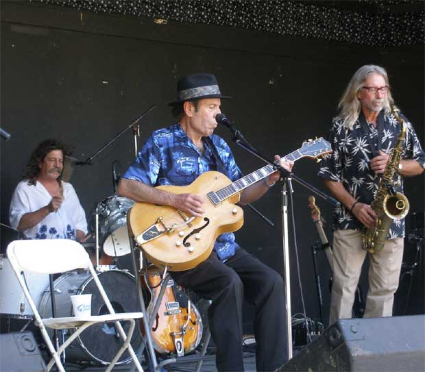 Mike Wilhelm and Hired Guns - Lake County Fair 2011 - photograph by Matt Tadevich