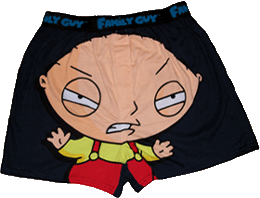 Family Guy Stewie, Born to be Bad underpants  front