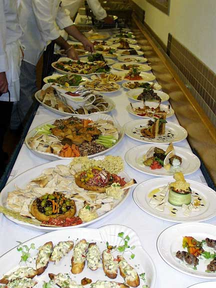 Long table with tastey treats