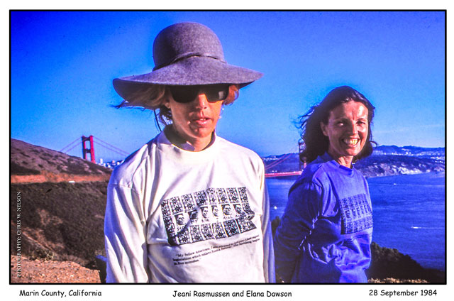 Jeanni Rasmussen and Elana Dawson September 28, 1984