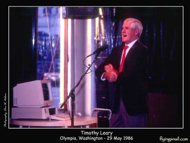 Timothy Leary - Olympia, Washington - 29 May 1986