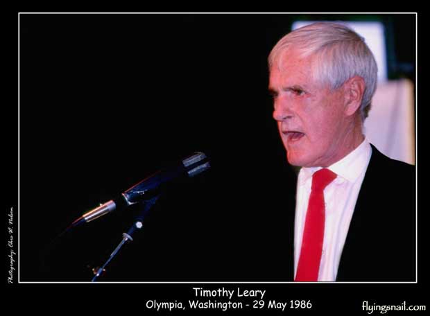 Timothy Leary - Olympia, Washington - 29 May 1986