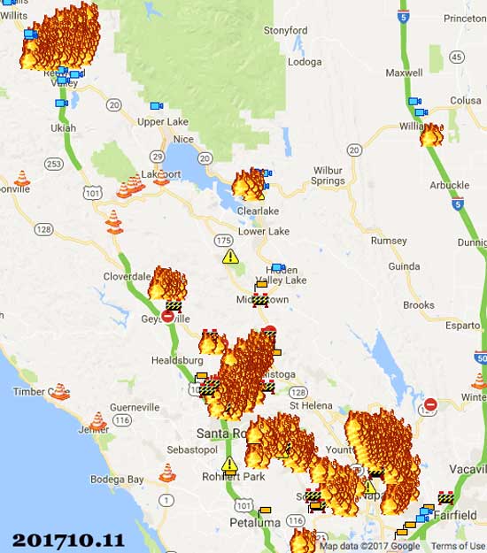 Northern California Fires