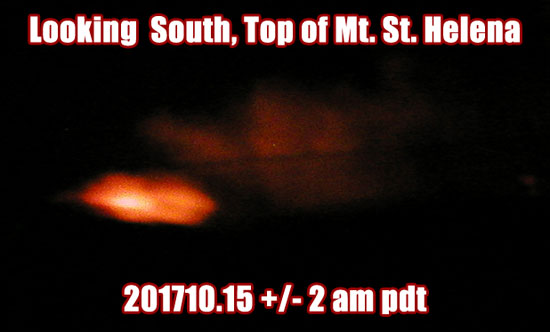 201710.15 2 am pdt fire on top of Mt. St. Helena