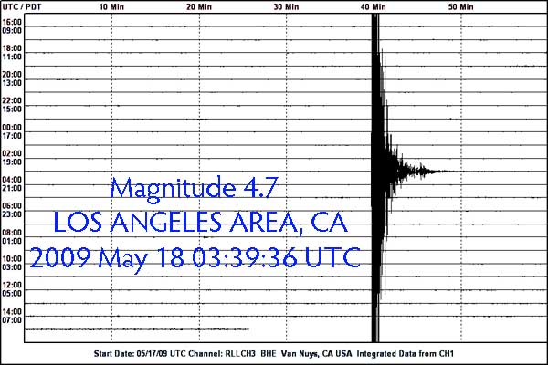 4.7 L.A. Quake May 18th, 2009