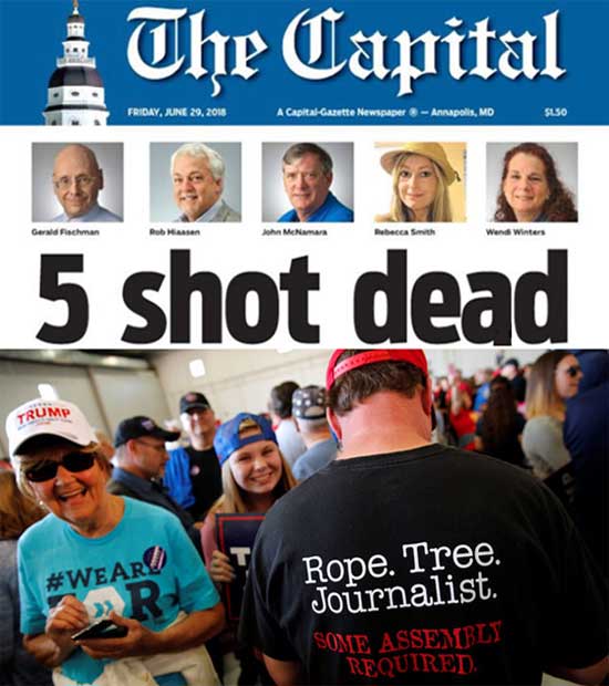 Maryland shooting: Gazette staff publish Friday edition inspired by Mike