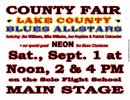 Lake County Blues Allstars - Lake County Fair - September 1st