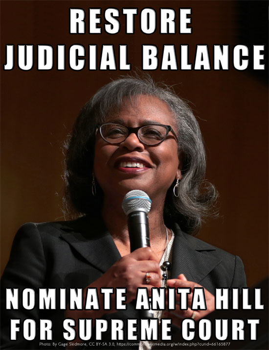 Nominate Anita Hill for Supreme Court!