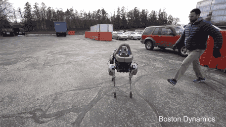 Just kicking the robot