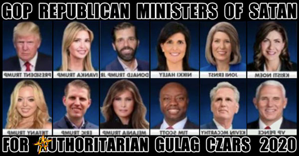 Vote Authoritarian, Gulag, Czars 2020