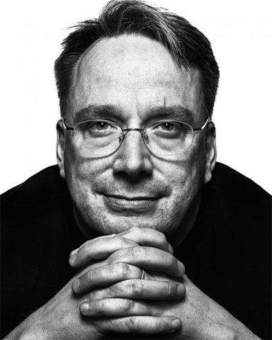 Linus Torvalds (Image Courtesy of Peter Adams, The Faces of Open Source Project)