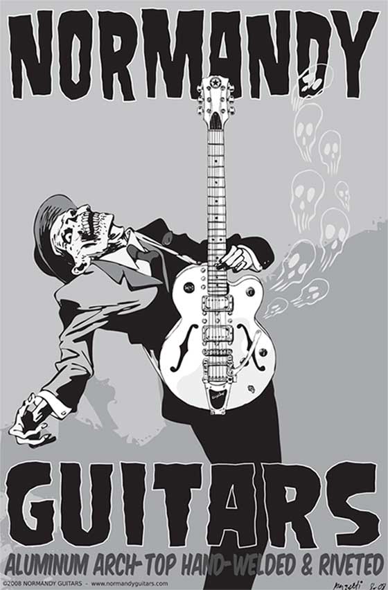 Normandy Guitars Poster: Voodoo