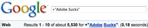 +Adobe sucks
