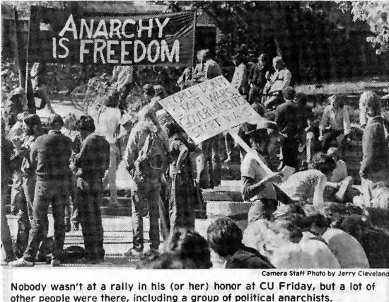 Anarchy Is Freedom - Nobody for President