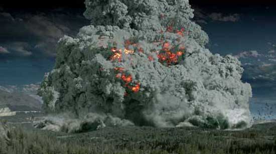 BBC Image of Yellowstone Super Volcano