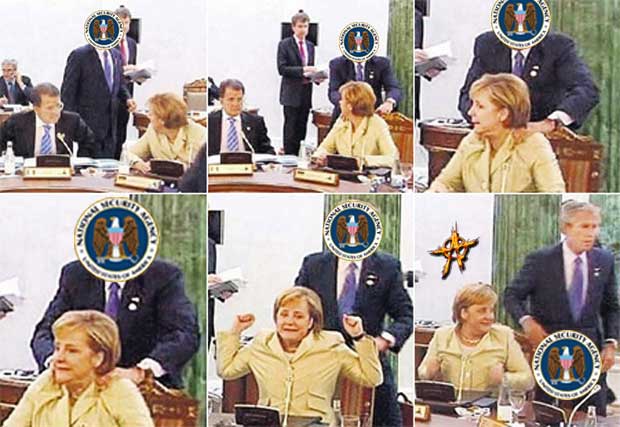 Bush, Merkel, and the NSA
