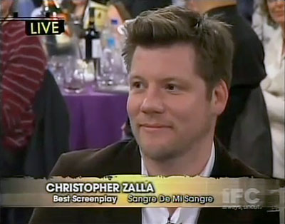 Chris Zalla at the Independent Spirit Awards