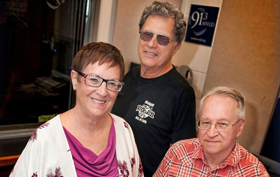 L-R: Paula Wolkind, George Wolkind and Steven Leech are among the founders of the Delaware Rock 'n' Roll Hall of Fame. Photo Dennis Dischler