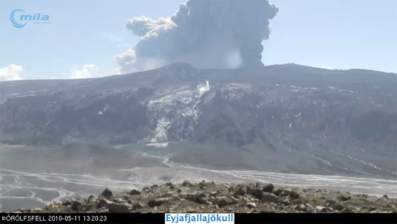 Eyjafjallajökull frá Þórólfsfelli  - May 11, 2010