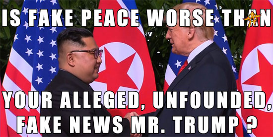 Fake Peace, Mr. President?