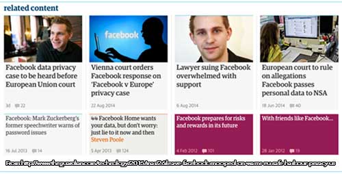 Facebook on the Guardian