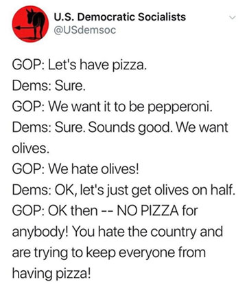 GOP/DNC Pizza
