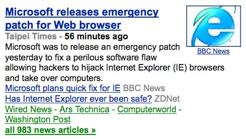 Another reason to use Firefox or Safari?