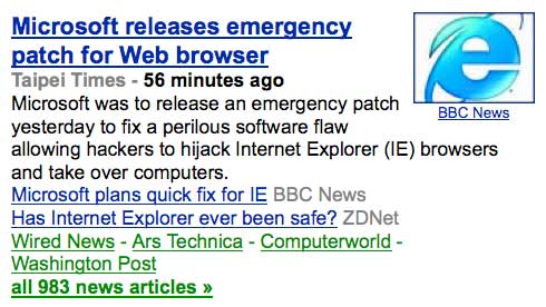 Another reason to use Firefox or Safari?
