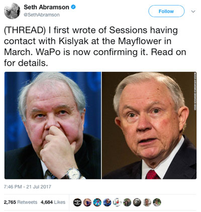 Sessions and Kislyak