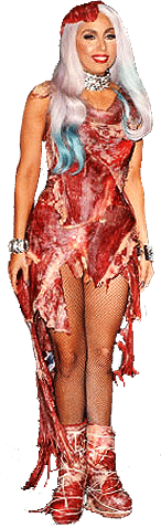Lady GaGa in her Meat Dress