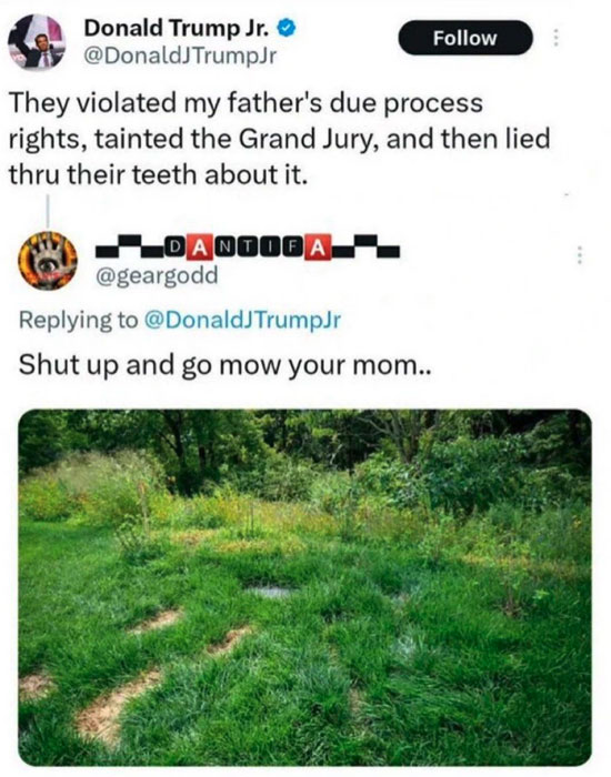 SHUT UP and go MOW YOUR MOM..