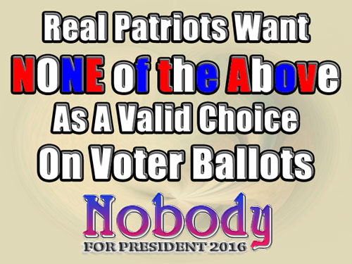 None of the Above should be a choice on voter ballots