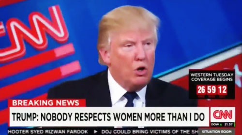 NOBODY Respects Women More Than I do ~ Donald Trump