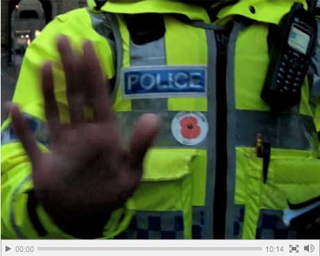 Photographer films his own 'anti-terror' arrest