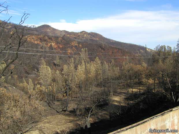 What the kitchen window would show after the Valley Fire