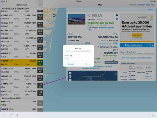 realADSB AppleTV Nikolay Klimchuk Screenshot