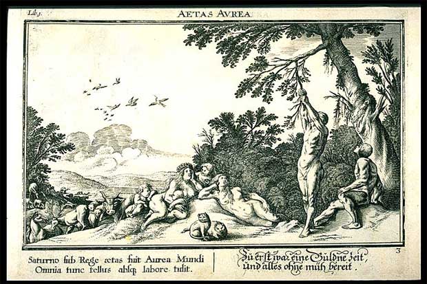 old print of  Saturnalia