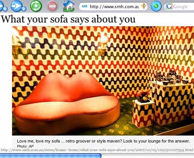 What your sofa says about you