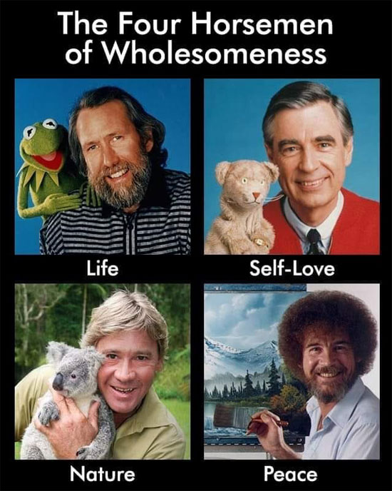 The Four Horsemen of Wholesomeness